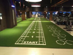 INSTALACION CESPED GYMNASIO